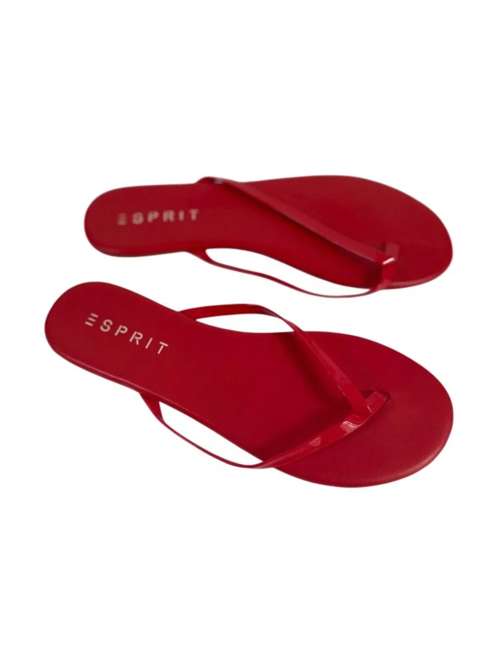 Esprit Womens Candy Red Flip-Flops Sandals Size 8M